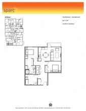 2x2 Building C C-514 floor plan